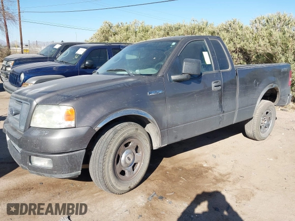 2005 Ford F-150 XL with VIN 1FTRF12275KC36456, listed as a IAAI auction lot 41341871 with 174,498 mi miles. Bid and sale history available at carsss.com. Image 2.