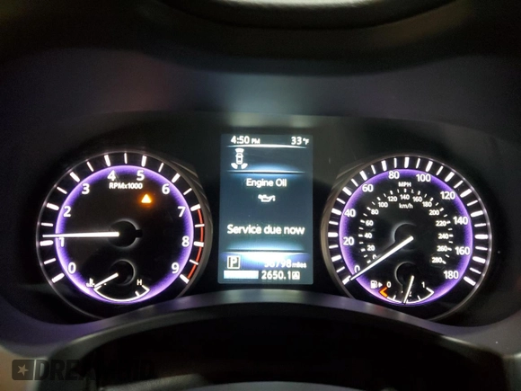 2017 Infiniti Q60 Red Sport 400 with VIN JN1FV7EL0HM701619, listed as a Copart auction lot 82981704 with 58,798 mi miles and Salvage title. Bid and sale history available at DreamBid. Image 9.