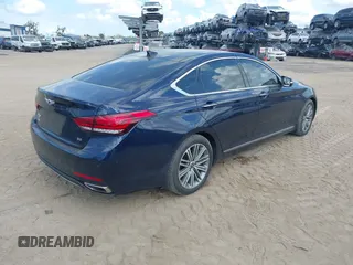 2019 Genesis G80 3.8L with VIN KMHGN4JE1KU299376, listed as a IAAI auction lot 41524733 with 7,659 mi miles. Bid and sale history available at carsss.com. Image 4.