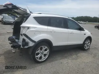 2019 Ford Escape Titanium with VIN 1FMCU0J94KUC02894, listed as a Copart auction lot 55352225 with 67,926 mi miles and Salvage title. Bid and sale history available at DreamBid. Image 3.