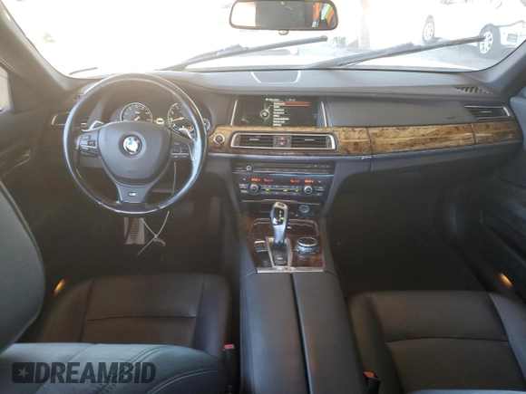 2014 BMW 7 Series 740i with VIN WBAYA6C59ED144122, listed as a Copart auction lot 75059334 with 78,090 mi miles and Salvage Title. Bid and sale history available at carsss.com. Image 8.