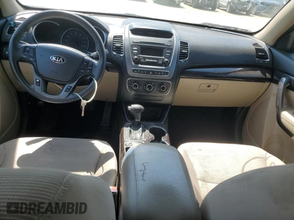 2015 Kia Sorento LX with VIN 5XYKT3A67FG627155, listed as a Copart auction lot 51434715 with 157,218 mi miles and Salvage Title. Bid and sale history available at carsss.com. Image 8.