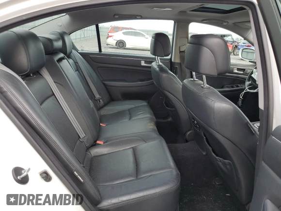 2012 Hyundai Genesis 3.8L with VIN KMHGC4DD2CU176292, listed as a Copart auction lot 65655314 with 115,196 mi miles and Salvage Title. Bid and sale history available at carsss.com. Image 10.