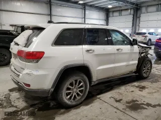 2014 Jeep Grand Cherokee Limited with VIN 1C4RJFBT8EC261963, listed as a Copart auction lot 44440255 with 196,090 mi miles and Salvage Title. Bid and sale history available at carsss.com. Image 3.