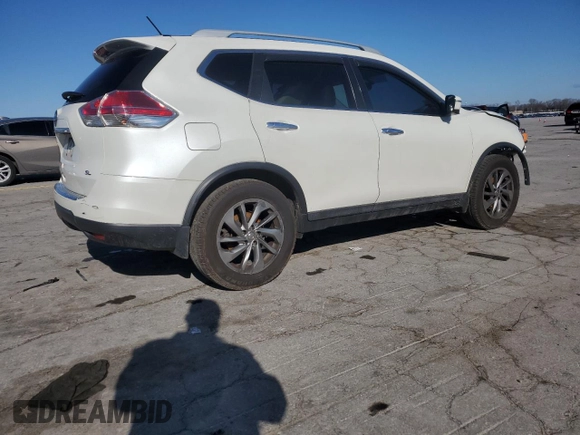 2015 Nissan Rogue SL with VIN 5N1AT2MT6FC826513, listed as a Copart auction lot 49282375 with 178,994 mi miles and Salvage Title. Bid and sale history available at carsss.com. Image 3.