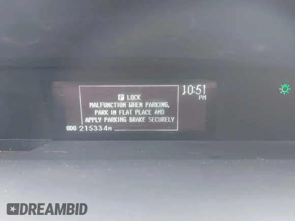 2010 Toyota Prius II with VIN JTDKN3DU7A1018919, listed as a IAAI auction lot 41947540 with 215,334 mi miles and . Bid and sale history available at DreamBid. Image 7.