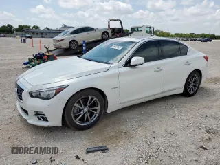 2015 Infiniti Q50 Hybrid Premium with VIN JN1AV7AP8FM790226, listed as a Copart auction lot 65017155 with 126,685 mi miles and Clean title. Bid and sale history available at DreamBid. Image 1.