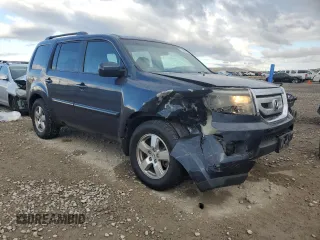 2011 Honda Pilot EX-L with VIN 5FNYF4H67BB103390, listed as a Copart auction lot 47647255 with 119,018 mi miles and Salvage Title. Bid and sale history available at carsss.com. Image 4.
