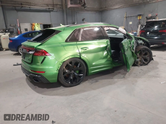 2021 Audi RS Q8 z VIN WU1ARBF11MD023634, wystawiony jako IAAI lot #41265556 z przebiegiem 16 042 mil mil oraz . Historia ofert i sprzedaży dostępna na DreamBid. Obrazek 4.