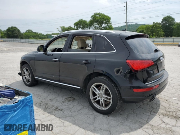 2017 Audi Q5 Premium with VIN WA1C2AFP2HA097106, listed as a Copart auction lot 58935585 with 105,187 mi miles and Salvage title. Bid and sale history available at DreamBid. Image 2.