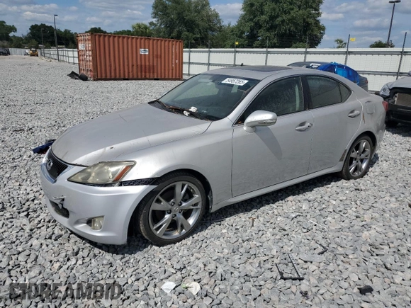 2010 Lexus IS 250 with VIN JTHBF5C27A5107373, listed as a Copart auction lot 54957265 with 123,015 mi miles and Clean Title. Bid and sale history available at carsss.com. Image 1.