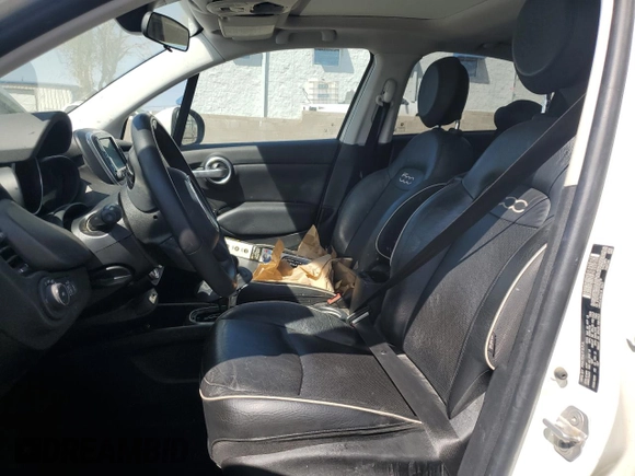 2017 FIAT 500X Trekking with VIN ZFBCFXCBXHP552726, listed as a Copart auction lot 52770785 with Not provided miles and Non repairable. Bid and sale history available at DreamBid. Image 7.