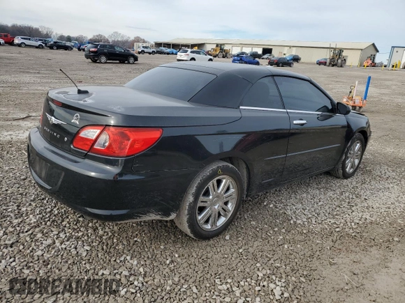 2008 Chrysler Sebring Limited with VIN 1C3LC65M18N103725, listed as a Copart auction lot 84770514 with 179,583 mi miles and Salvage Title. Bid and sale history available at carsss.com. Image 3.