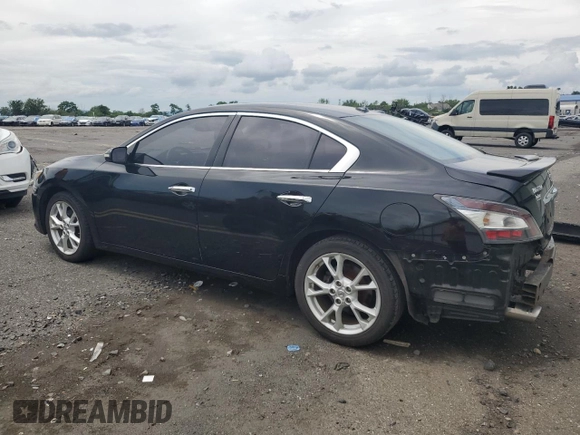 2014 Nissan Maxima S with VIN 1N4AA5AP2EC907337, listed as a Copart auction lot 63663415 with 52,260 mi miles and Salvage title. Bid and sale history available at DreamBid. Image 2.