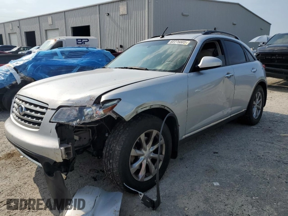 2007 Infiniti FX with VIN JNRAS08W67X205122, listed as a Copart auction lot 62276805 with 264,848 mi miles and Non repairable. Bid and sale history available at DreamBid. Image 1.