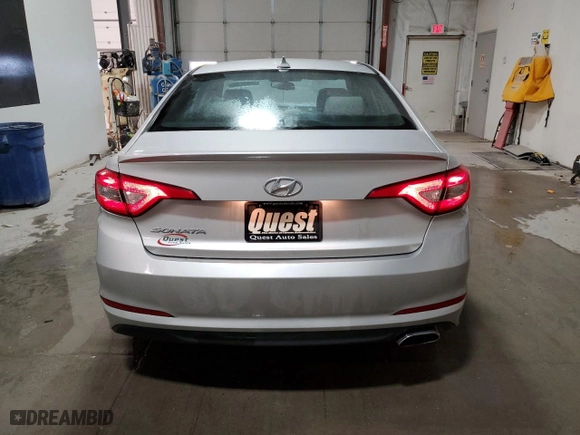 2017 Hyundai Sonata SE with VIN 5NPE24AF5HH523894, listed as a Copart auction lot 44396485 with 75,496 mi miles and Clean Title. Bid and sale history available at carsss.com. Image 6.