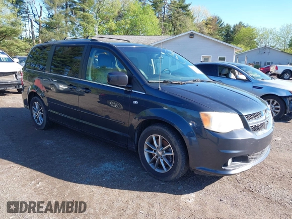 2014 Dodge Grand Caravan SXT with VIN 2C4RDGCG0ER223309, listed as a IAAI auction lot 42161438 with 175,867 mi miles and . Bid and sale history available at DreamBid. Image 1.