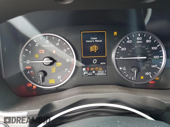 2024 Subaru Ascent Premium with VIN 4S4WMABD2R3416384, listed as a Copart auction lot 72630994 with 19,888 mi miles and Non repairable. Bid and sale history available at DreamBid. Image 9.
