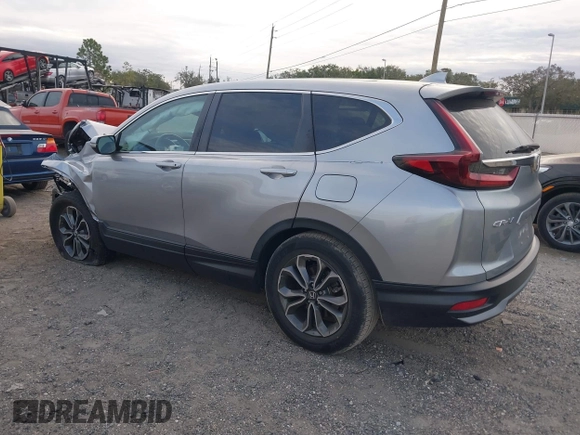 2020 Honda CR-V EX-L with VIN 5J6RW1H81LA008929, listed as a IAAI auction lot 41357426 with 42,322 mi miles and . Bid and sale history available at DreamBid. Image 3.
