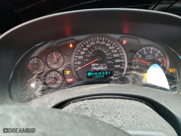 2004 Chevrolet Monte Carlo SS Supercharged with VIN 2G1WZ151649354603, listed as a Copart auction lot 80151194 with 119,358 mi miles and Non Repairable. Bid and sale history available at carsss.com. Image 9.