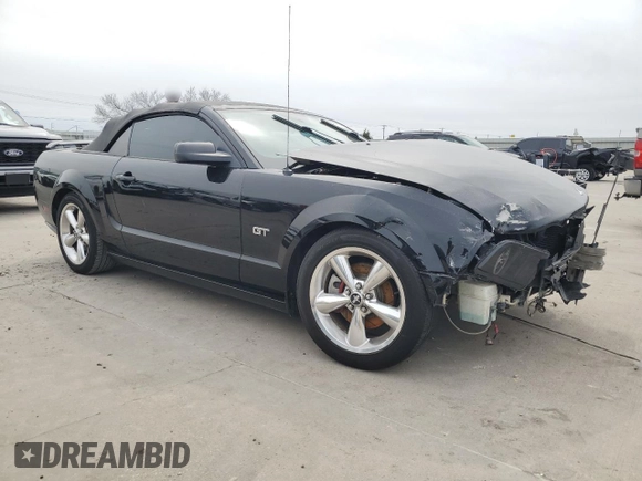 2006 Ford Mustang GT Deluxe with VIN 1ZVFT85H665222727, listed as a Copart auction lot 48214285 with 143,226 mi miles and Salvage Title. Bid and sale history available at carsss.com. Image 4.