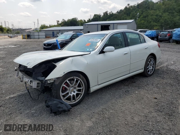 2006 Infiniti G35 with VIN JNKCV51E16M515613, listed as a Copart auction lot 65383564 with Not Provided miles and Salvage Title. Bid and sale history available at DreamBid. Image 1.