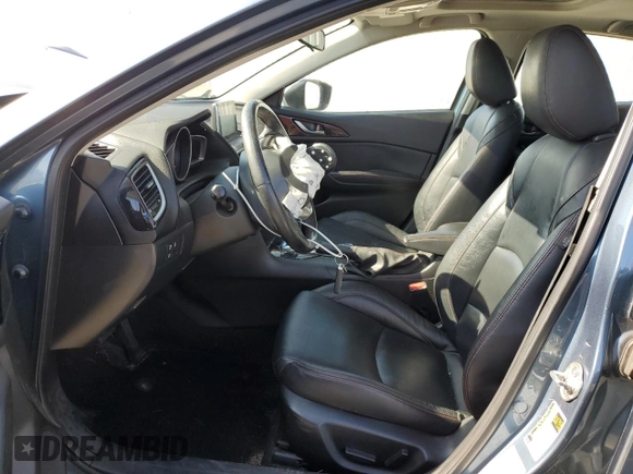 2015 Mazda 3 i Grand Touring with VIN JM1BM1M77F1247075, listed as a Copart auction lot 54559925 with 104,671 mi miles and Salvage title. Bid and sale history available at DreamBid. Image 7.