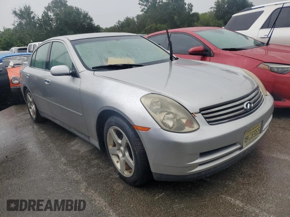 2003 Infiniti G35 with VIN JNKCV51E23M004889, listed as a Copart auction lot 74903104 with Not Provided miles and Salvage Title. Bid and sale history available at DreamBid. Image 4.