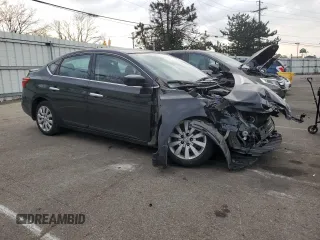 2019 Nissan Sentra S with VIN 3N1AB7AP3KY251612, listed as a Copart auction lot 78613684 with 34,970 mi miles and Salvage Title. Bid and sale history available at DreamBid. Image 4.