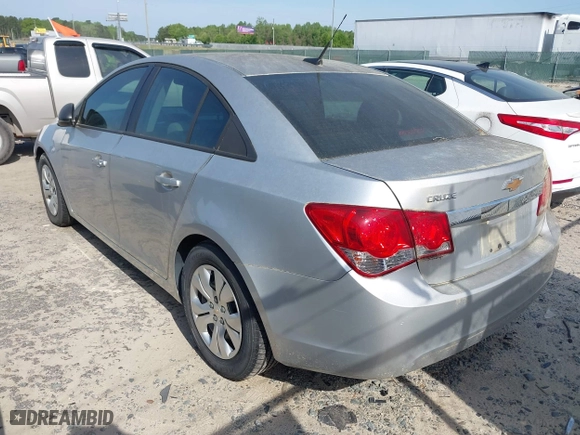 2014 Chevrolet Cruze LS with VIN 1G1PA5SH4E7250957, listed as a IAAI auction lot 42013187 with 108,670 mi miles. Bid and sale history available at carsss.com. Image 3.