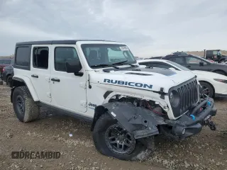 2022 Jeep Wrangler Unlimited Rubicon with VIN 1C4JJXR62NW171080, listed as a Copart auction lot 45918595 with Not provided miles and Salvage title. Bid and sale history available at DreamBid. Image 4.