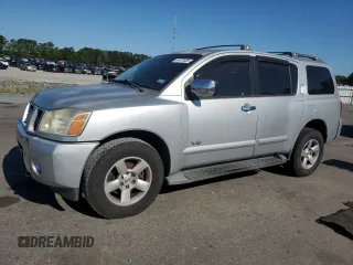 2007 Nissan Armada SE with VIN 5N1AA08C07N704580, listed as a Copart auction lot 54737635 with 123,522 mi miles and Clean title. Bid and sale history available at DreamBid. Image 1.