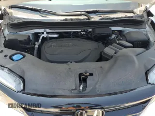 2022 Honda Pilot Special Edition with VIN 5FNYF5H29NB018574, listed as a Copart auction lot 65708835 with 27,329 mi miles and Salvage title. Bid and sale history available at DreamBid. Image 12.