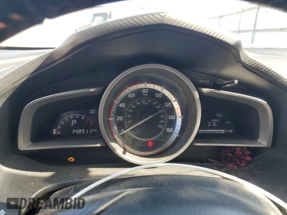 2016 Mazda 3 i Touring with VIN 3MZBM1M79GM323090, listed as a Copart auction lot 52613855 with 148,911 mi miles and Salvage Title. Bid and sale history available at DreamBid. Image 9.