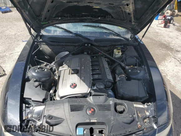 2006 BMW Z4 3.0si with VIN 4USBU53546LX01823, listed as a Copart auction lot 45372015 with 0 mi miles and Non Repairable. Bid and sale history available at carsss.com. Image 11.