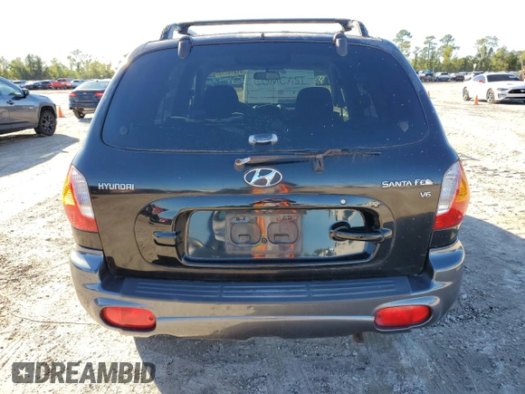2003 Hyundai Santa Fe GLS with VIN KM8SC13D33U439982, listed as a Copart auction lot 81414724 with 107,977 mi miles and Clean Title. Bid and sale history available at carsss.com. Image 6.