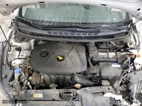 2012 Hyundai Elantra GLS with VIN KMHDH4AE7CU418513, listed as a Copart auction lot 45857715 with 146,298 mi miles and Salvage Title. Bid and sale history available at carsss.com. Image 11.