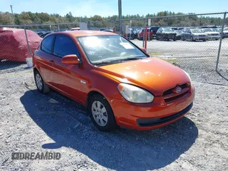 2008 Hyundai Accent GS with VIN KMHCM36C28U076792, listed as a IAAI auction lot 41726467 with 125,906 mi miles. Bid and sale history available at carsss.com. Image 1.