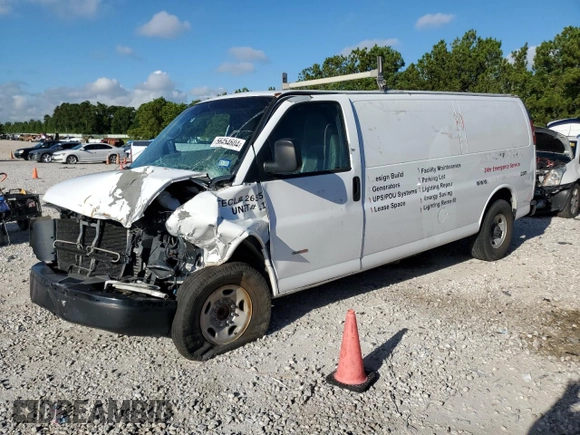 2011 GMC Savana z VIN 1GTW7GCL3B1138908, wystawiony jako Copart lot #56454604 z przebiegiem Nie podano mil oraz Czysty tytuł • Clean title. Historia ofert i sprzedaży dostępna na DreamBid. Obrazek 1.
