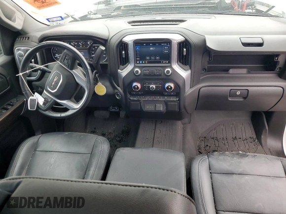 2021 GMC Sierra 1500 Elevation with VIN 3GTU9CED2MG155851, listed as a Copart auction lot 55025135 with 81,990 mi miles and Salvage Title. Bid and sale history available at DreamBid. Image 8.