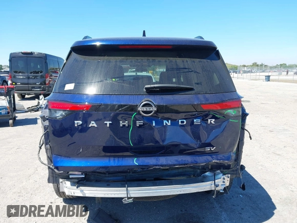 2022 Nissan Pathfinder SV with VIN 5N1DR3BAXNC239233, listed as a IAAI auction lot 41858513 with 32,632 mi miles and . Bid and sale history available at DreamBid. Image 17.