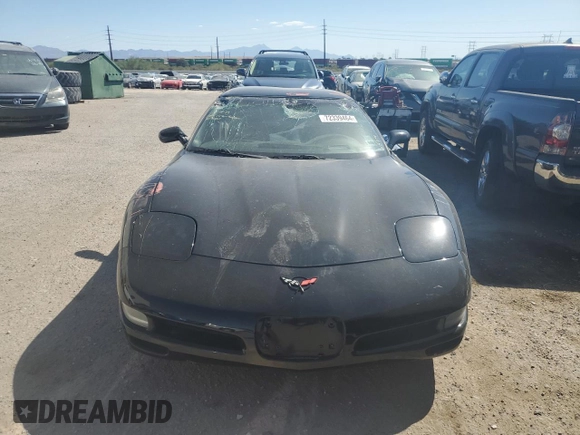 2002 Chevrolet Corvette with VIN 1G1YY22G925108374, listed as a Copart auction lot 72339464 with 55,159 mi miles and Salvage Title. Bid and sale history available at carsss.com. Image 5.