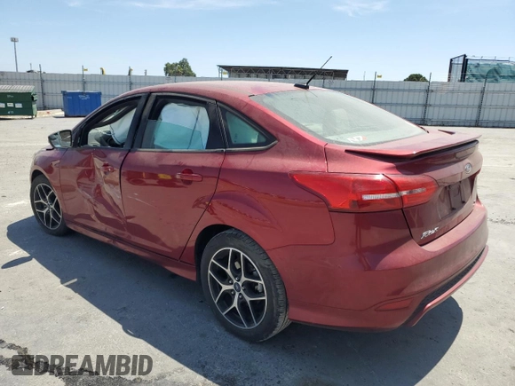 2015 Ford Focus SE with VIN 1FADP3F22FL369950, listed as a Copart auction lot 62523785 with Not provided miles and Salvage title. Bid and sale history available at DreamBid. Image 2.