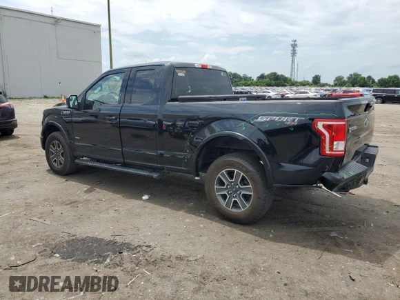 2016 Ford F-150 XLT with VIN 1FTEX1EP0GFB82223, listed as a Copart auction lot 65466285 with 213,989 mi miles and Salvage title. Bid and sale history available at DreamBid. Image 2.