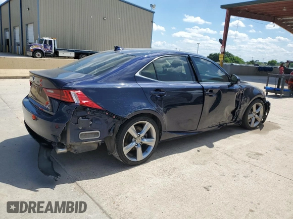 2014 Lexus IS 350 z VIN JTHBE1D24E5013032, wystawiony jako Copart lot #56166265 z przebiegiem 121 304 mil mil oraz Czysty tytuł • Clean title. Historia ofert i sprzedaży dostępna na DreamBid. Obrazek 3.