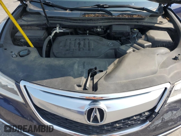 2014 Acura MDX Technology with VIN 5FRYD3H4XEB005620, listed as a Copart auction lot 57962935 with 229,452 mi miles and Salvage title. Bid and sale history available at DreamBid. Image 12.