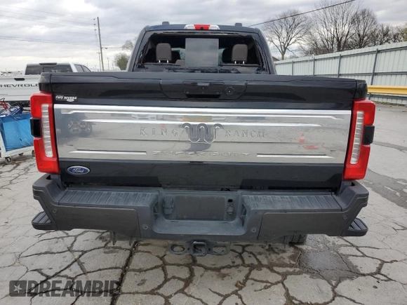 2024 Ford Super Duty F-250 SRW XL with VIN 1FT8W2BT9REE45485, listed as a Copart auction lot 49457685 with 21,713 mi miles and Salvage Title. Bid and sale history available at carsss.com. Image 6.