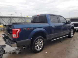 2017 Ford F-150 XL with VIN 1FTEW1EP2HFB80607, listed as a Copart auction lot 53311155 with 55,378 mi miles and Salvage title. Bid and sale history available at DreamBid. Image 3.
