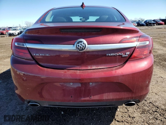 2017 Buick Regal Premium II with VIN 2G4GS5GX0H9108446, listed as a Copart auction lot 48106055 with 107,985 mi miles and Salvage Title. Bid and sale history available at DreamBid. Image 6.
