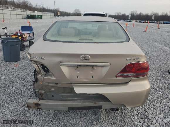 2005 Lexus ES 330 with VIN JTHBA30G155058485, listed as a Copart auction lot 53052765 with 116,921 mi miles and Clean Title. Bid and sale history available at carsss.com. Image 6.